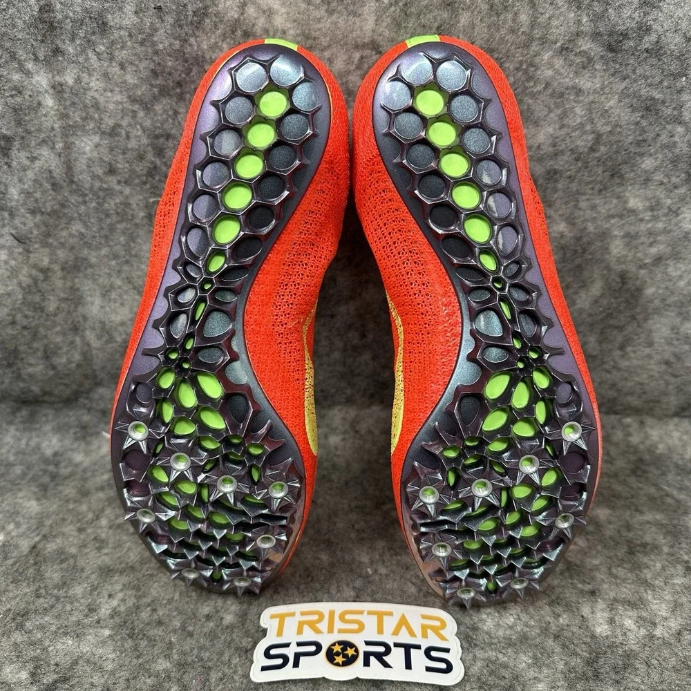 Nike Zoom Superfly Elite 2 Track Shoes Mens Size 12 Crimson Lime FZ9662-600